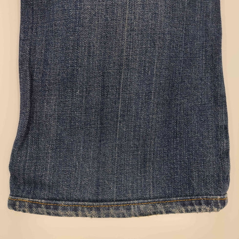 マックキューバイ アレキサンダーマックイーン McQ Alexander McQueen バック刺繍 ブーツカット デニム メンズ 32