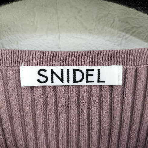スナイデル snidel フリルチュールスリーブニットプルオーバー レディース ONE SIZE