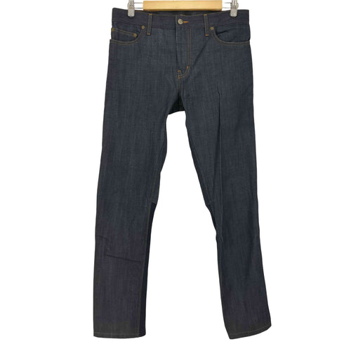 マークジェイコブス MARC JACOBS イタリア製 ロゴプリント リブニット切り替え デニム メンズ 48