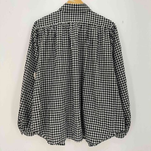 ユニクロシー UNIQLO:C ボリュームチェックブラウス レディース JPN:XL