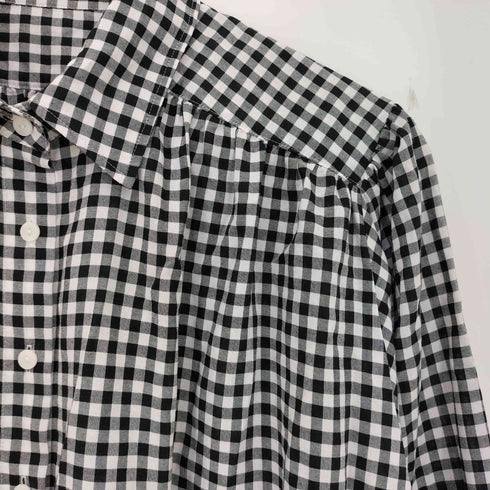 ユニクロシー UNIQLO:C ボリュームチェックブラウス レディース JPN:XL