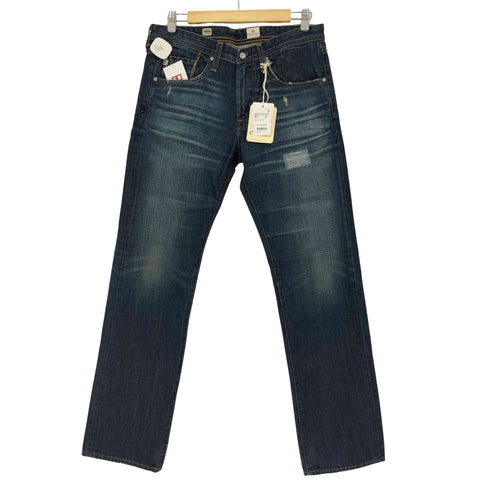 エージー アドリアーノゴールドシュミット AG / ADRIANO GOLDSCHMIED USA製 THE TAMBOURINE straight leg JEANS ダメージ デニム メンズ US:32-33