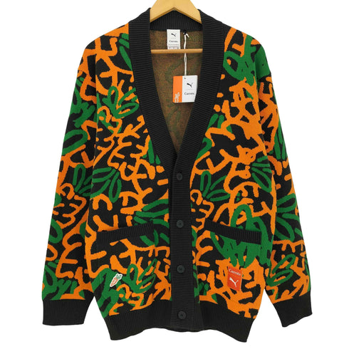 プーマ PUMA AOP カーディガン 総柄 メンズ import:XS