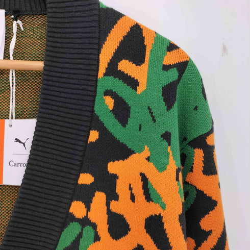 プーマ PUMA AOP カーディガン 総柄 メンズ import:XS