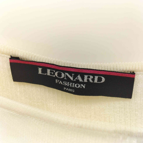 レオナール LEONARD シルク混 ニット キャミソール レディース LL