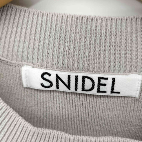 スナイデル snidel Sustainaフリルスリーブニットトップス レディース ONE SIZE