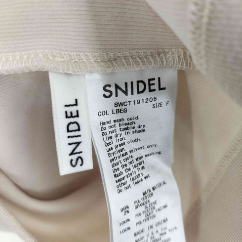 スナイデル snidel シフォン ボリュームスリーブブラウス レディース FREE