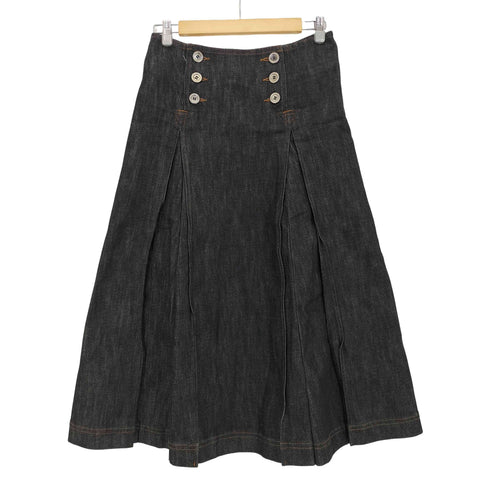 トリココムデギャルソン tricot COMME des GARCONS セーラー デニム スカート レディース JPN:M