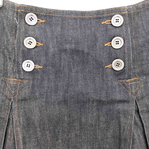 トリココムデギャルソン tricot COMME des GARCONS セーラー デニム スカート レディース JPN:M