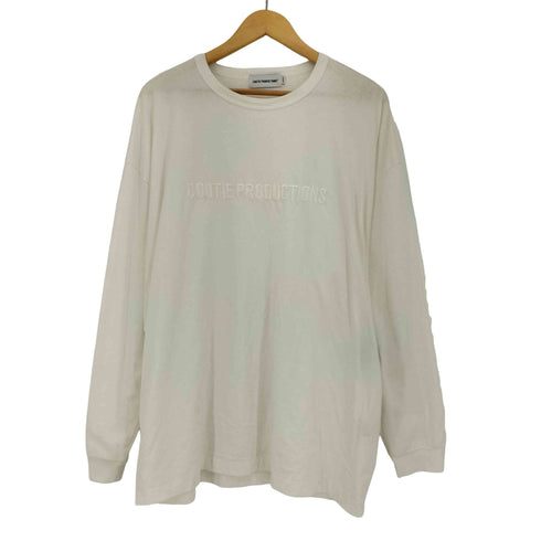 クーディプロダクション cootie productions ロゴ刺繍 クルーネック ロングスリーブTシャツ メンズ JPN:M