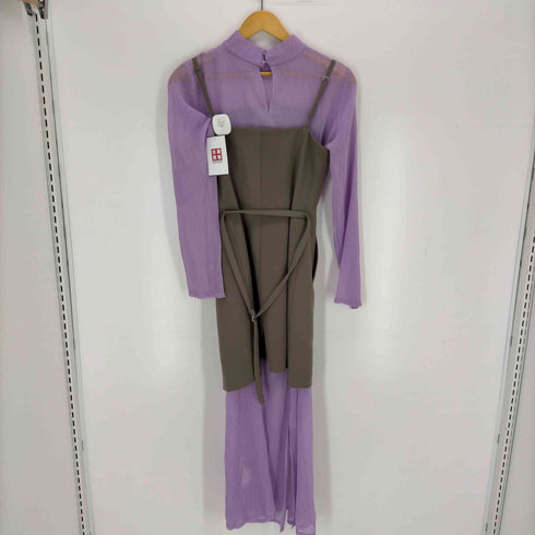リリーブラウン Lily Brown キャミ&シアーワンピースセット レディース ONE SIZE