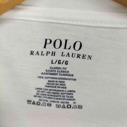 ポロラルフローレン POLO RALPH LAUREN 裾ポニー刺繍Tシャツ メンズ L