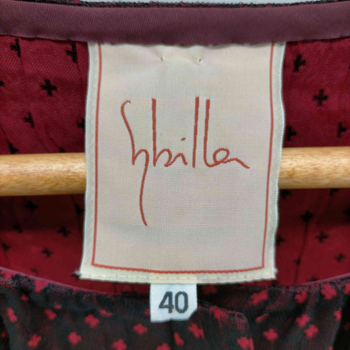 シビラ Sybilla 総柄セットアップ レディース 40/63-90
