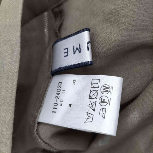クチューム QTUME ノーカラー シアー ブルゾン レディース JPN:38