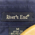 River’s End 企業ロゴ刺繍 ポリコットン ボタンダウンシャツ メンズ import:M