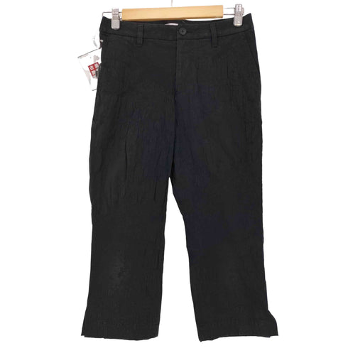 イッセイミヤケ ISSEY MIYAKE 00S 銀タグ スリット 変形加工 パンツ レディース JPN:2