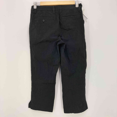 イッセイミヤケ ISSEY MIYAKE 00S 銀タグ スリット 変形加工 パンツ レディース JPN:2