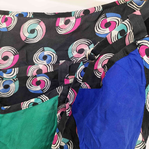 ツモリチサト TSUMORI CHISATO 総柄 マルチカラー フリルタンクトップ レディース