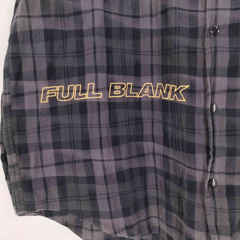 フルビーケー FULL-BK スナップボタンタータンチェックシャツ メンズ JPN:L