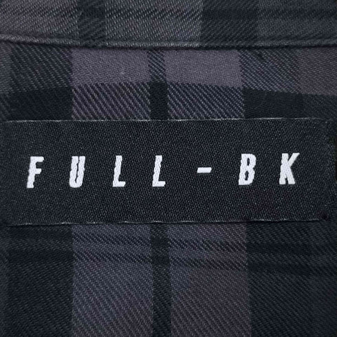 フルビーケー FULL-BK スナップボタンタータンチェックシャツ メンズ JPN:L