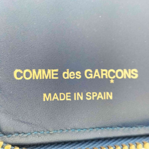 コムデギャルソン COMME des GARCONS LUXURY LINE スペイン製 ラウンドジップ 二つ折り財布 メンズ