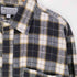 ケネスフィールド KENNETH FIELD ROOMY SHIRTS NEL CHECK ネルチェック ハーフボタン ルーミーシャツ メンズ import:XL