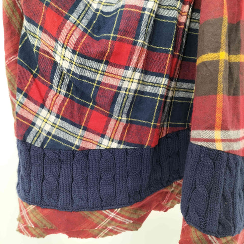 アズノゥアズドゥバズ as know as de base パッチワーク Vネックワンピース レディース