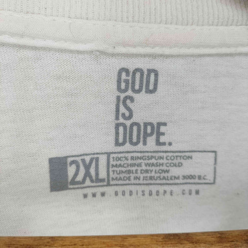 GOD IS DOPE BLACK IS A BLESSINGS メンズ 2XL