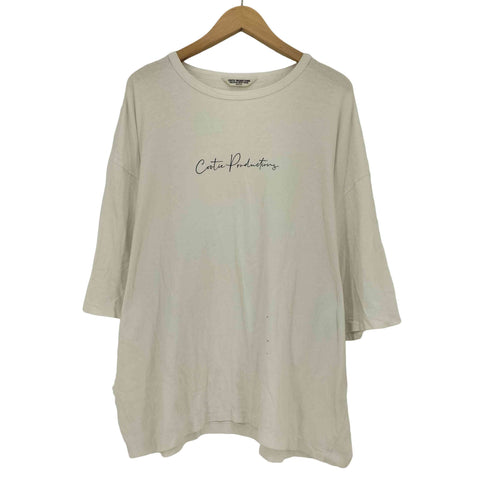 クーディプロダクション cootie productions ロゴプリント クルーネックTシャツ メンズ JPN:M