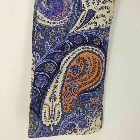 エトロミラノ ETRO MILANO イタリア製 ペイズリー柄 カジュアルパンツ レディース 40