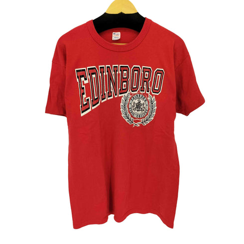 チャンピオン Champion 80S USA製 シングルステッチ フロントプリント S/S シティーTシャツ メンズ import:XL