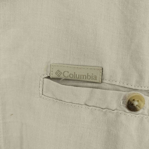 コロンビアスポーツウェア Columbia Sportswear S/S ラミーコットンシャツ メンズ import:L