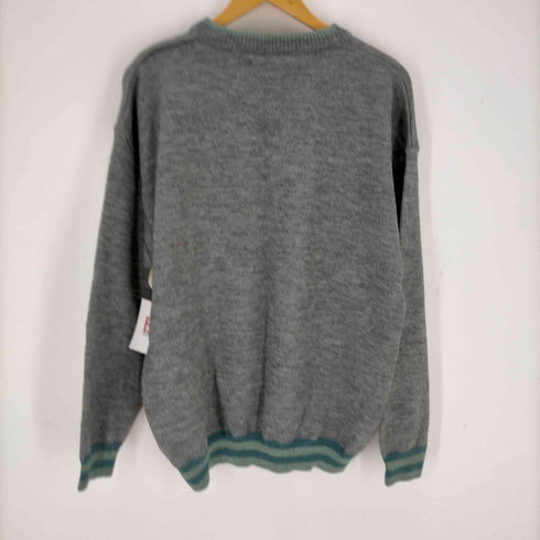 RIBOT イタリア製 ベースボール刺繍ニット メンズ import:L