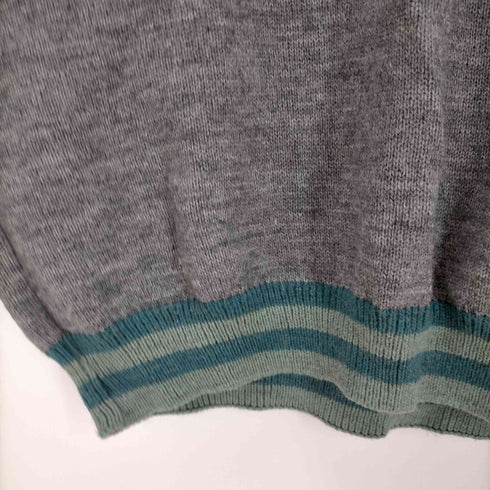 RIBOT イタリア製 ベースボール刺繍ニット メンズ import:L