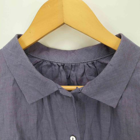 フォグリネンワーク fog linen work リネン L/S レギュラーカラー シャツ レディース