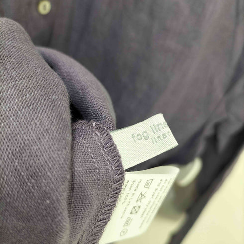 フォグリネンワーク fog linen work リネン L/S レギュラーカラー シャツ レディース