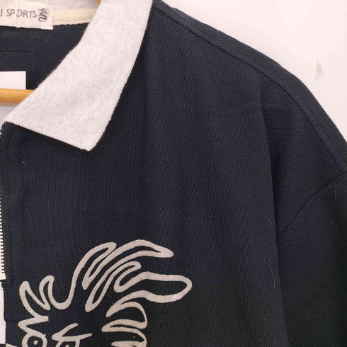 KANSAI SPORTS ツートン 龍 ポロシャツ メンズ JPN:M