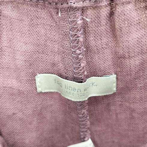 フォグリネンワーク fog linen work リネン ワイド ストレート イージー パンツ レディース