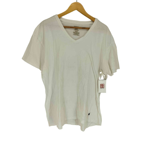 ポロラルフローレン POLO RALPH LAUREN 裾ポニー刺繍VネックTシャツ メンズ XL