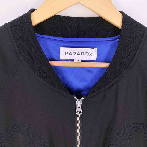 パラドックス PARADOX 幾何学刺繍 ダブルジッパー ブルゾン メンズ JPN:M