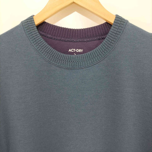 ユナイテッドアローズグリーンレーベルリラクシング UNITED ARROWS green label relaxing 2022SS CSM デオセル ダブルフェイス クルーネック 半袖 カットソー ACT-DRY S/S TEE メンズ JPN:L
