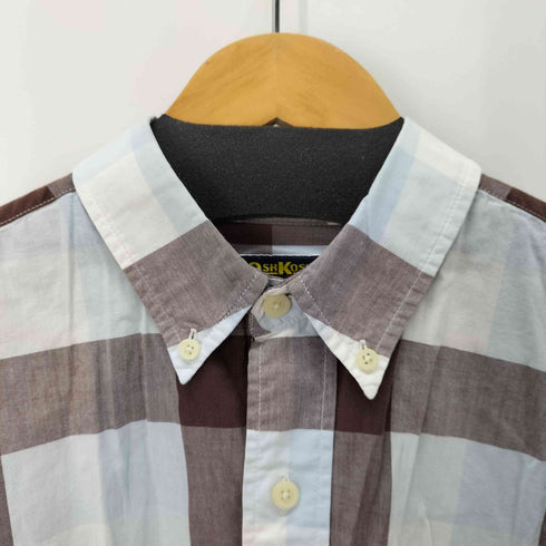 オシュコシュ OSHKOSH 90-00S S/S BD チェックシャツ メンズ import:M