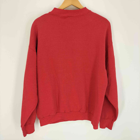 90S USA製 フルーツオブザルーム ボディ IOWA STATE キャラクタープリント クルーネック スウェット メンズ import:XL