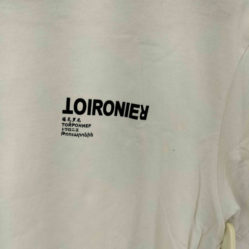 トワロニエ toironier ロゴプリントクルーネックS/S Tシャツ メンズ JPN:1