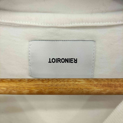 トワロニエ toironier ロゴプリントクルーネックS/S Tシャツ メンズ JPN:1