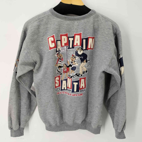 キャプテンサンタ CAPTAIN SANTA 90S フロントプリントデザインスウェット レディース import:M