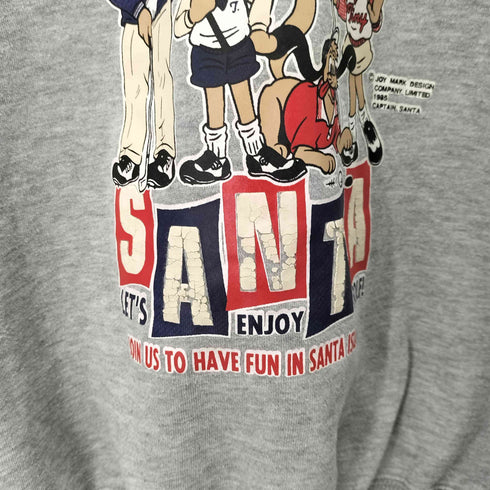 キャプテンサンタ CAPTAIN SANTA 90S フロントプリントデザインスウェット レディース import:M