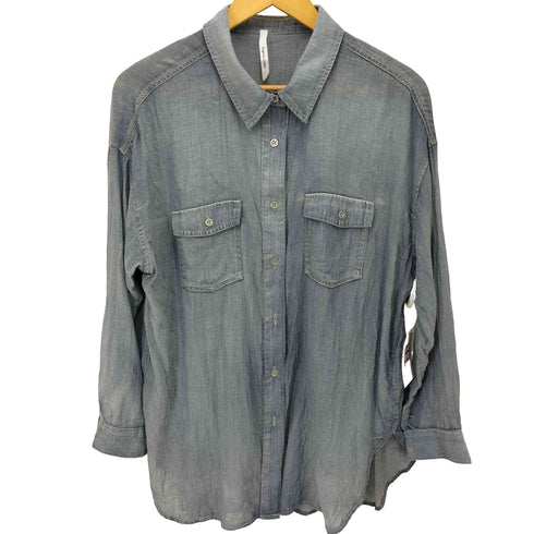 ディニテコリエ Dignite Collier 25SS シアーデニムシャツロング レディース FREE