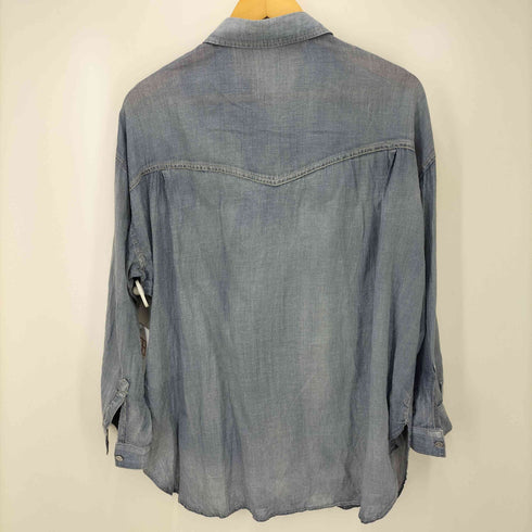 ディニテコリエ Dignite Collier 25SS シアーデニムシャツロング レディース FREE