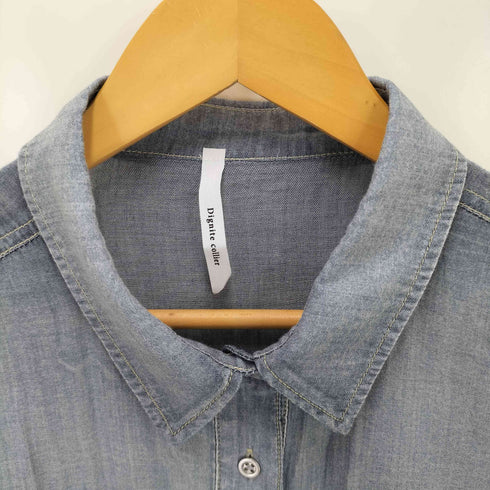 ディニテコリエ Dignite Collier 25SS シアーデニムシャツロング レディース FREE
